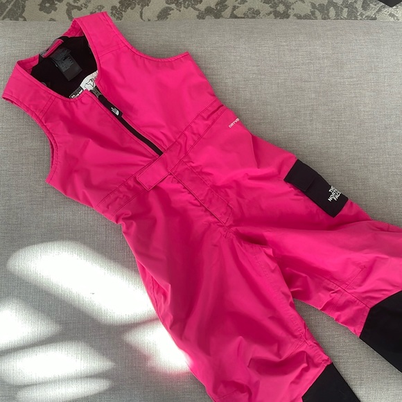 The North Face Jackets & Coats 3t North Face Bib Hot Pink Snow